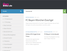 Tablet Screenshot of fanlinks.de